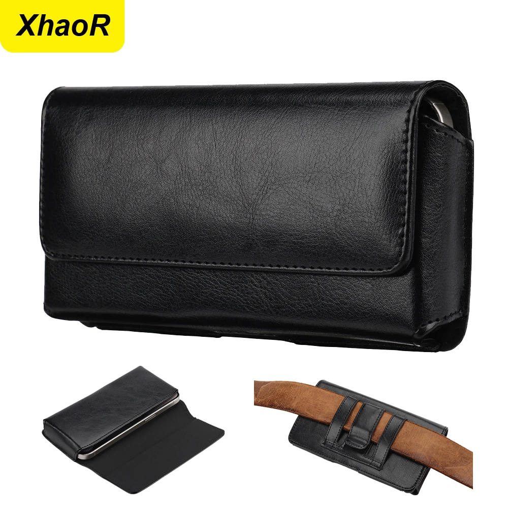 Phone Accessories Men - Custodia Universale in Pelle con Clip