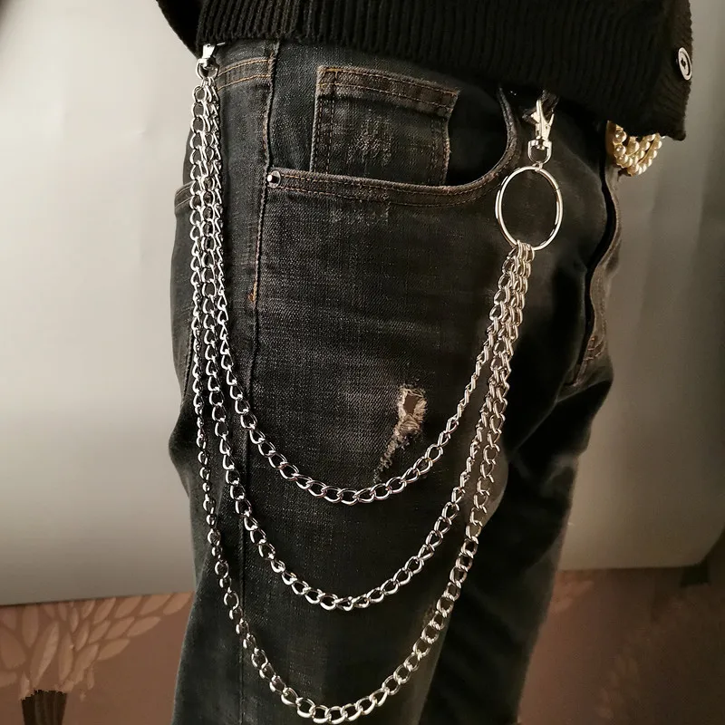 Phone Accessories Men - Cintura a Catena in Metallo Stratificato