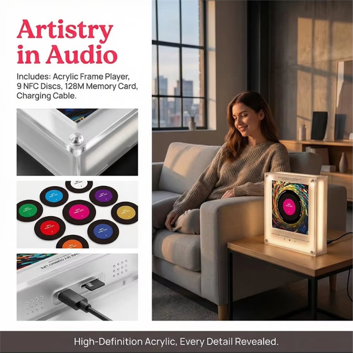 Phone Accessories You Need - DTC5 Lettore Musicale NFC Touch con