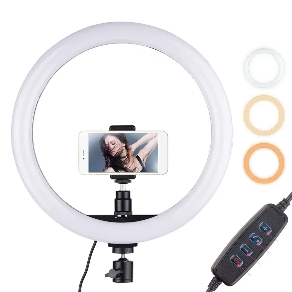 Selfie Stick Tripod - Luce ad Anello LED Dimmerabile per