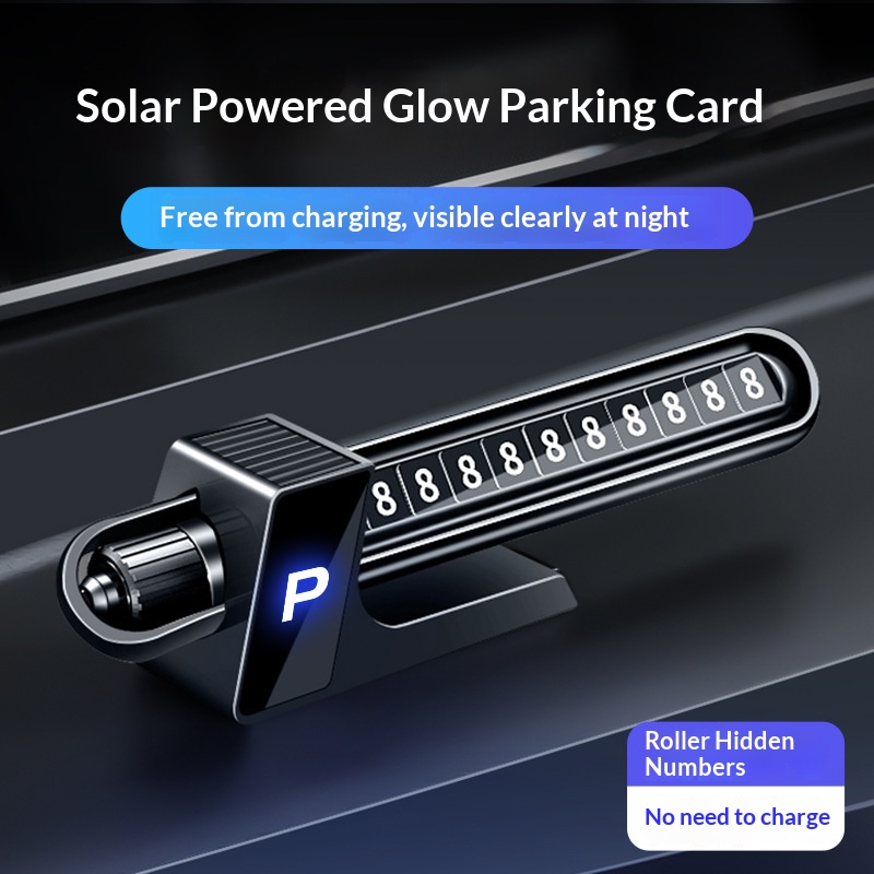 Phone Accessories You Need - Targa LED Solare per Parcheggio con