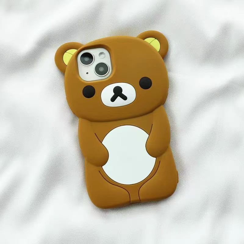 Phone Accessories Online - Custodia per telefono in silicone Rilakkuma,