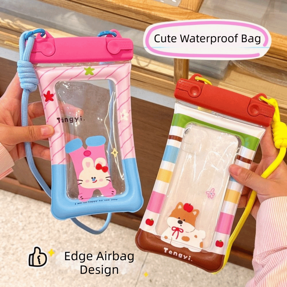 Waterproof Phone Bag - Borsa Impermeabile Trasparente per Cellulare con