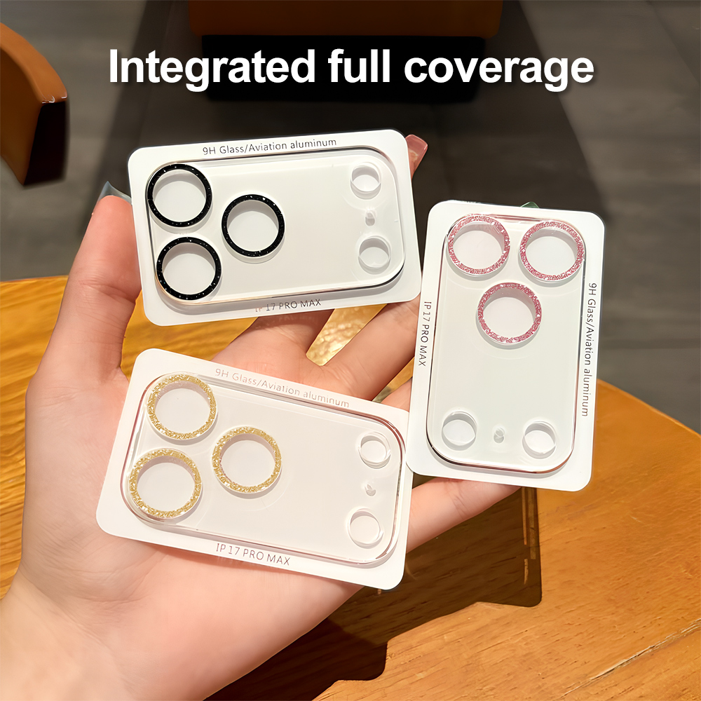 Quality Phone Accessories - Pellicola Protettiva Glitterata per Lente Fotocamera