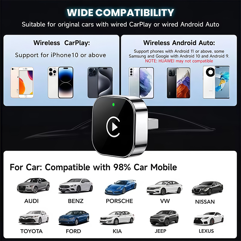 Adattatore CarPlay Wireless 2- - Quality Phone Accessories recensione e prezzo