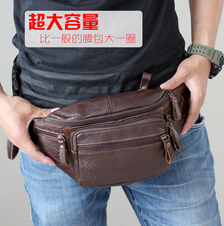 Marsupio in vera pelle di vacc - Phone Accessories Men recensione e prezzo