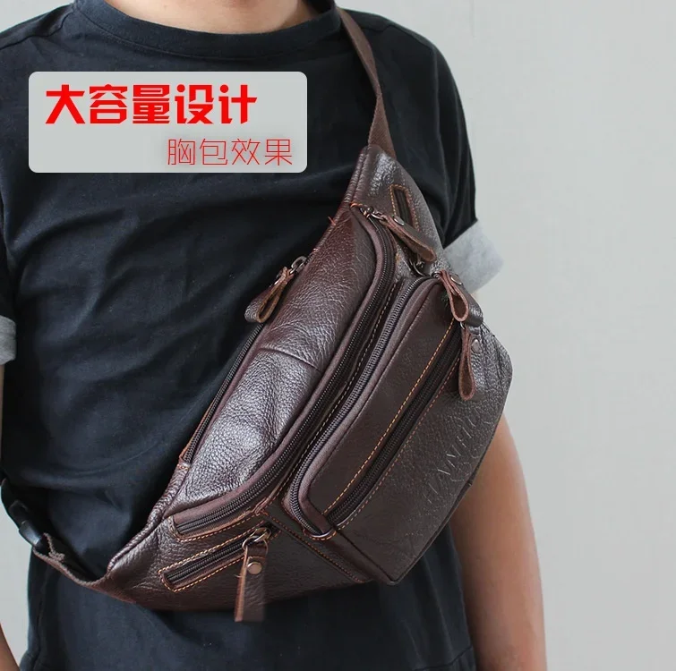 Marsupio in vera pelle di vacc - Phone Accessories Men recensione e prezzo