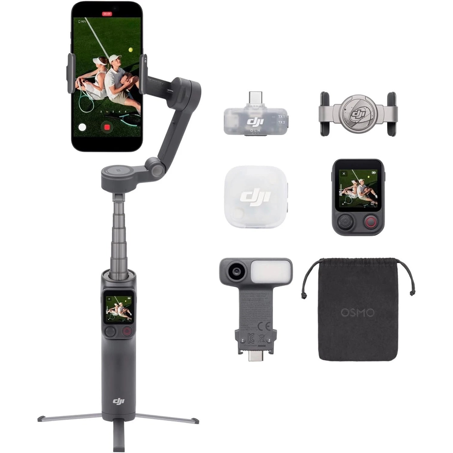 DJI Osmo Mobile 8P Creator Com - Selfie Stick Tripod recensione e prezzo