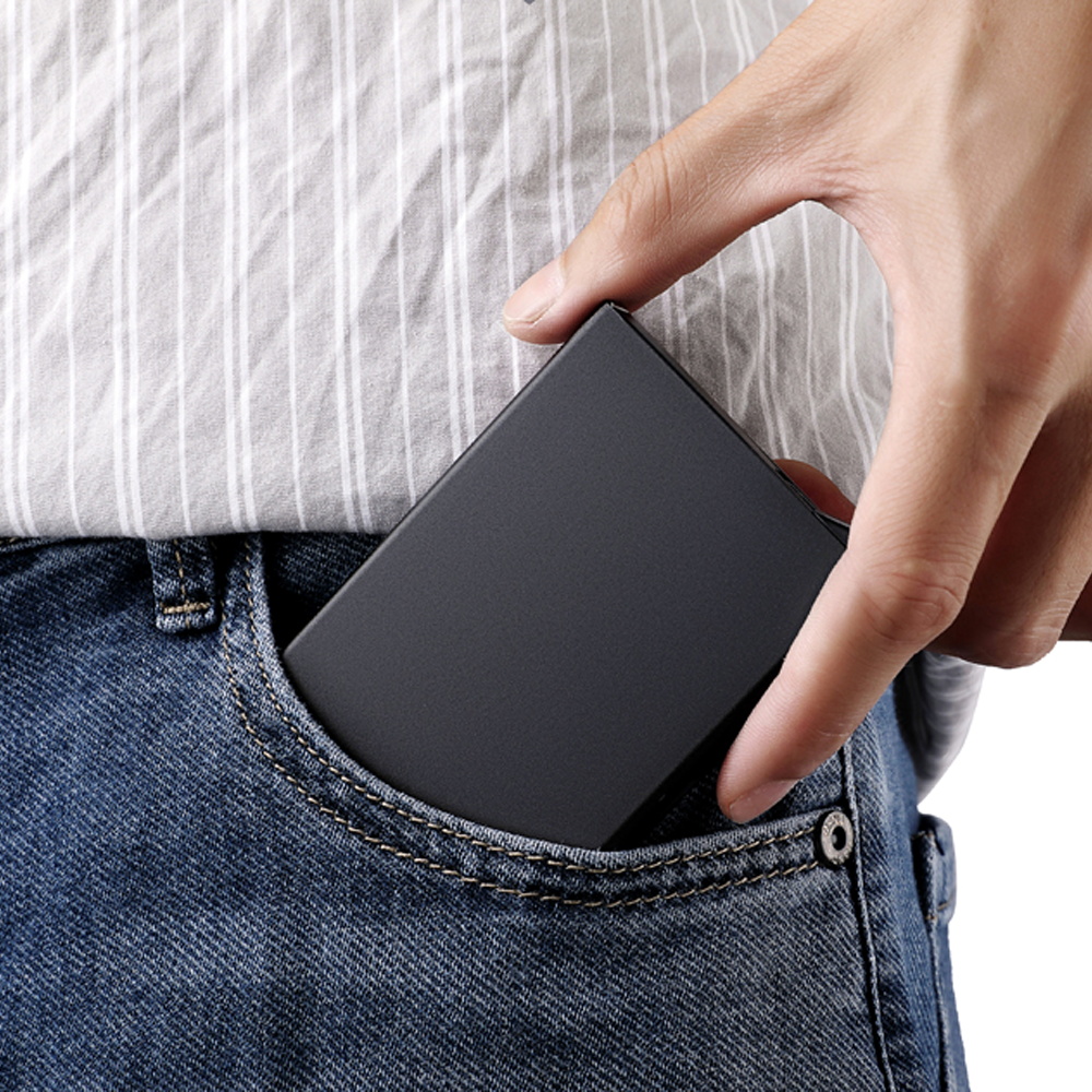 Portacarte in Alluminio Anti-R - Nfc Card Reader recensione e prezzo