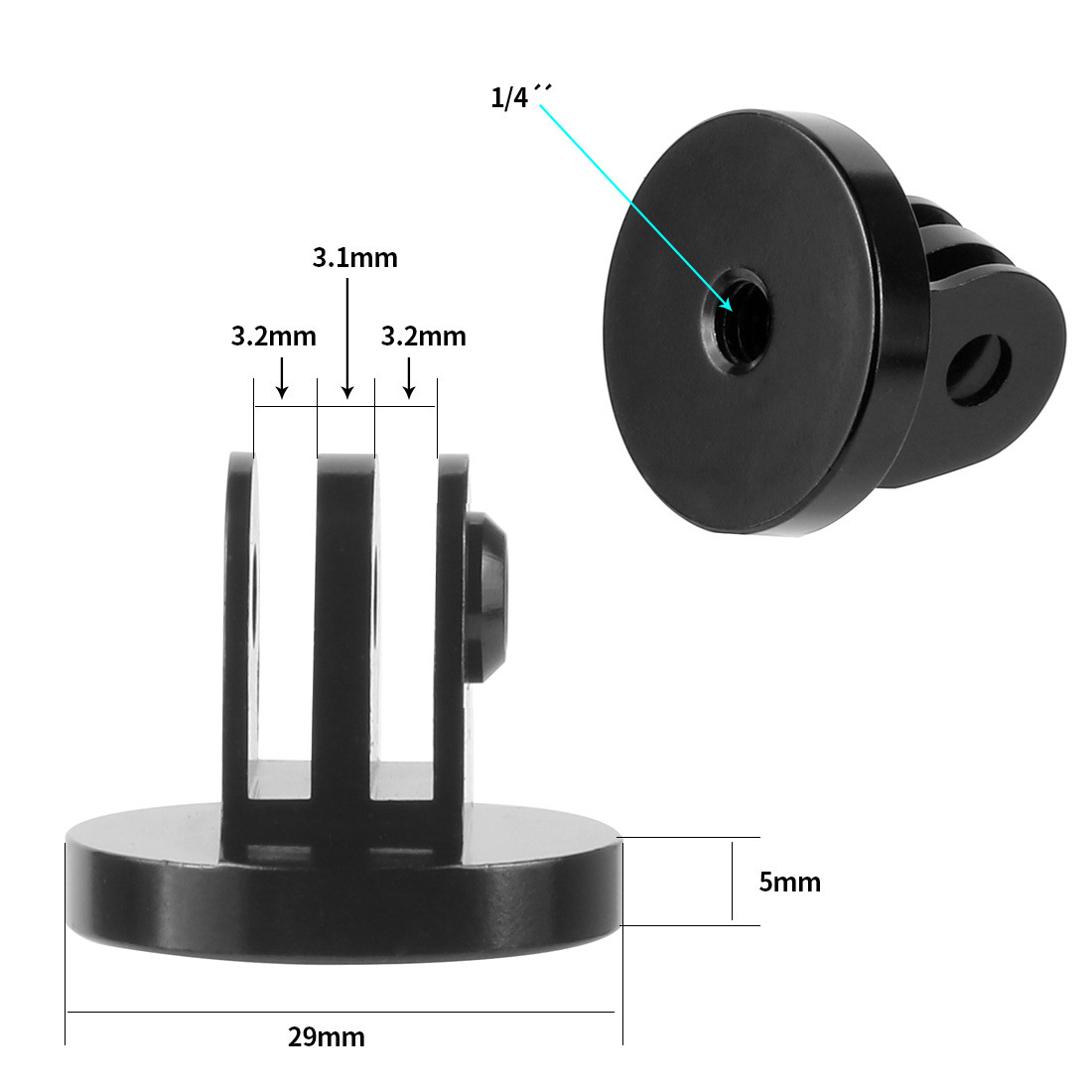 Per Gopro Adattatore per monta - Selfie Stick Tripod recensione e prezzo